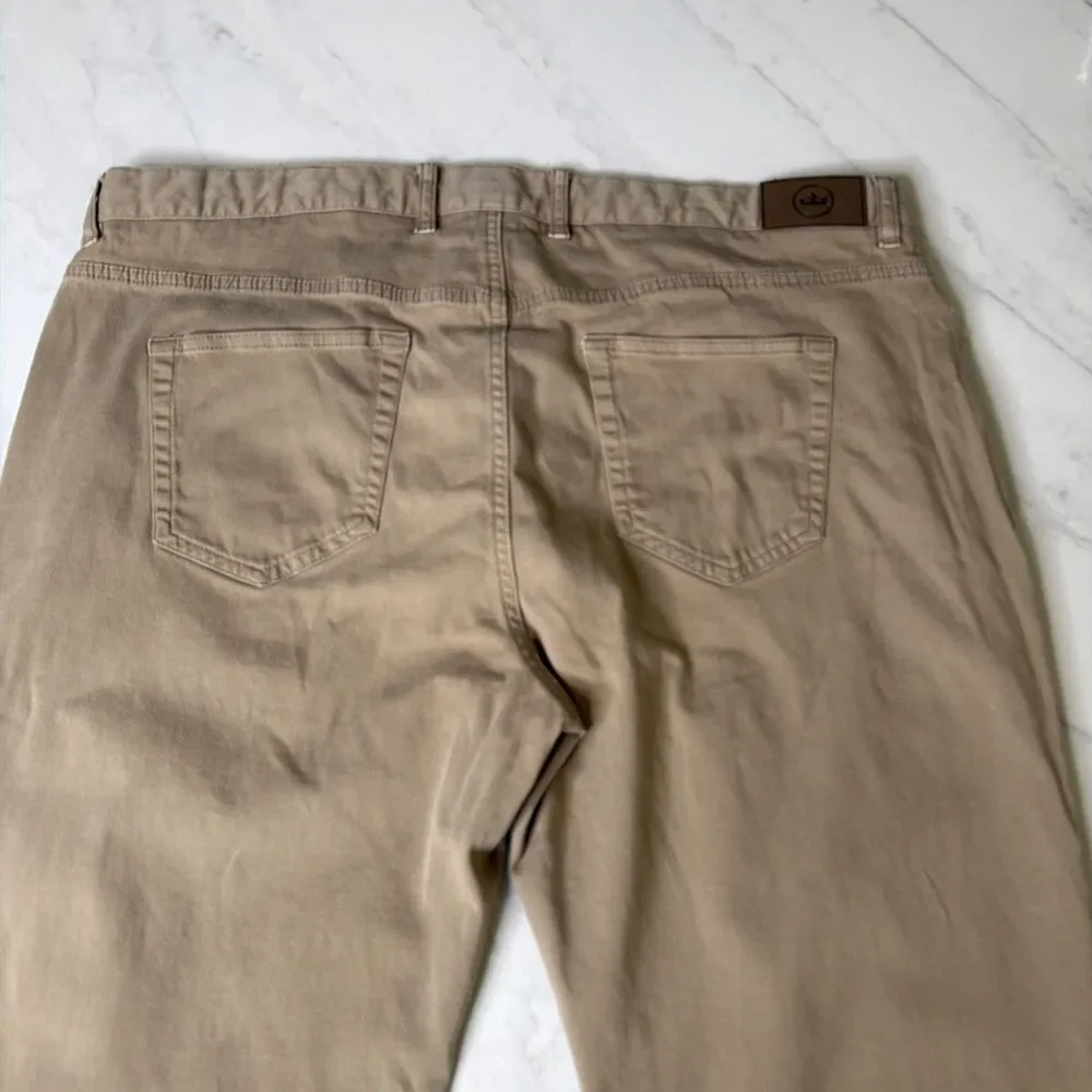 Peter Millar Ultimate Sateen 5-Pocket Pants 40 Old Money Golf Business Casual